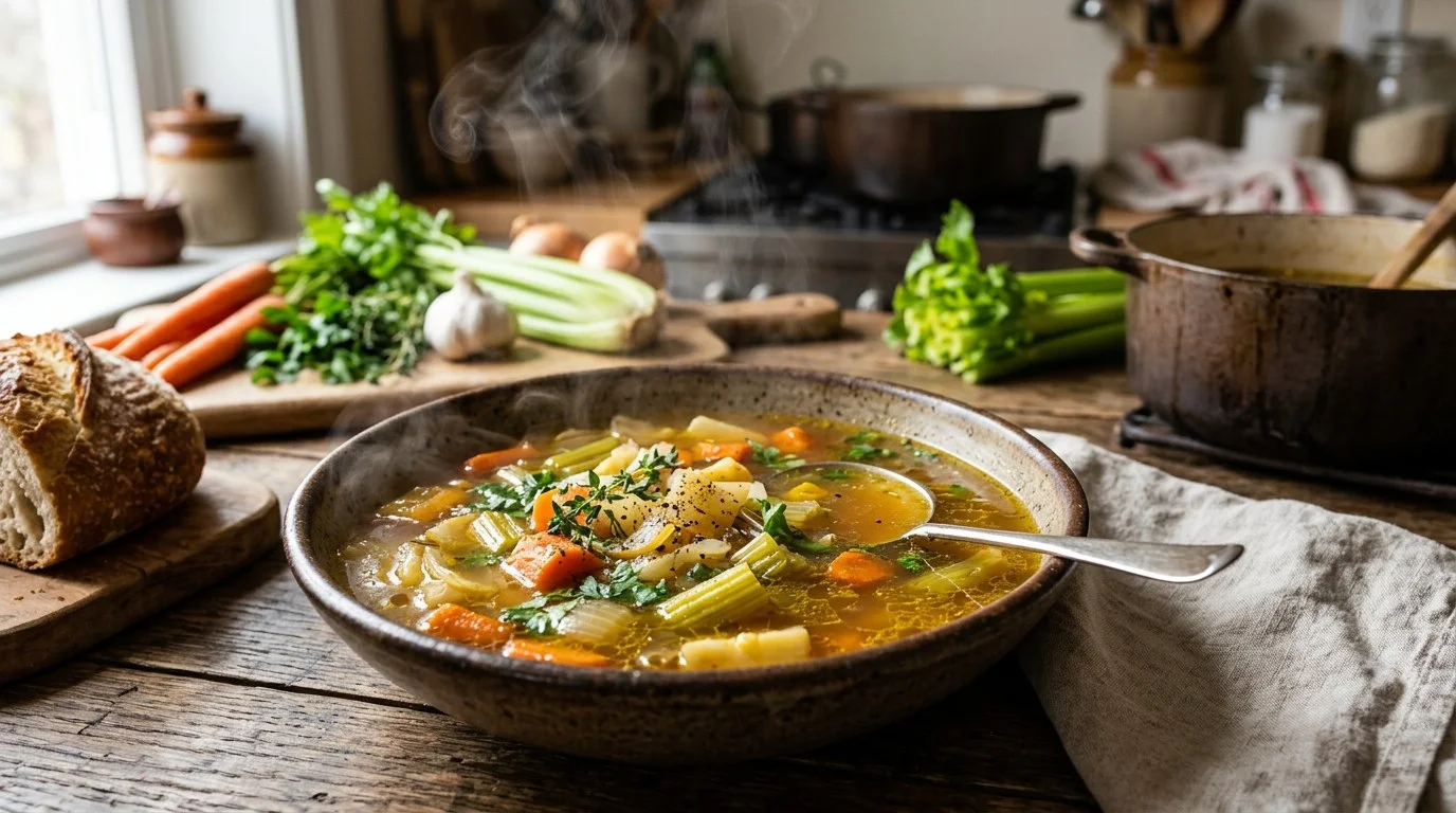 Langtidskogt bouillon