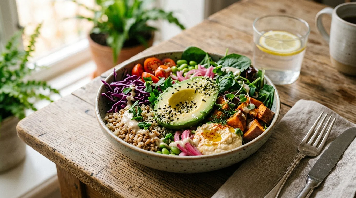 Frisk salat bowl