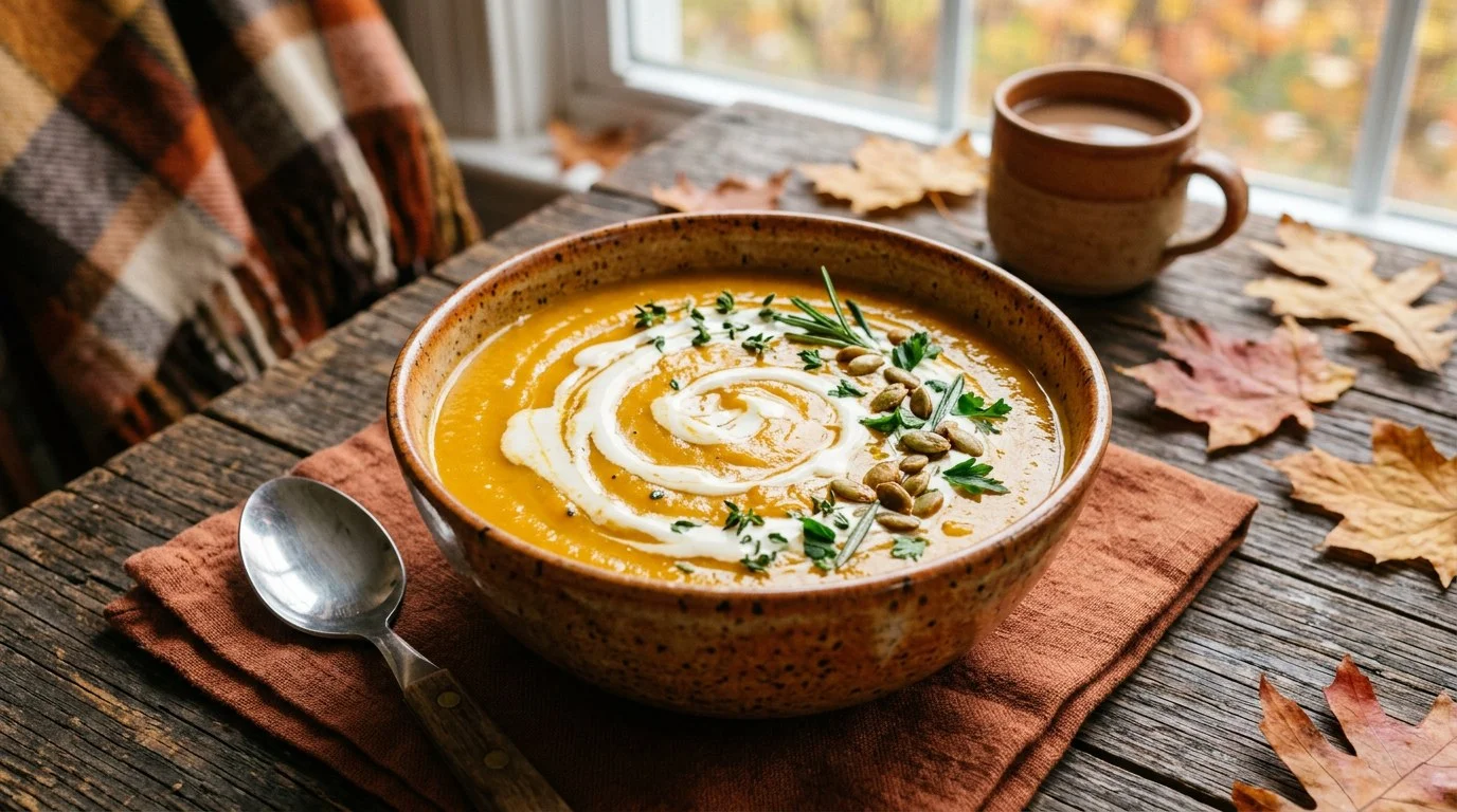 Butternut squash suppe